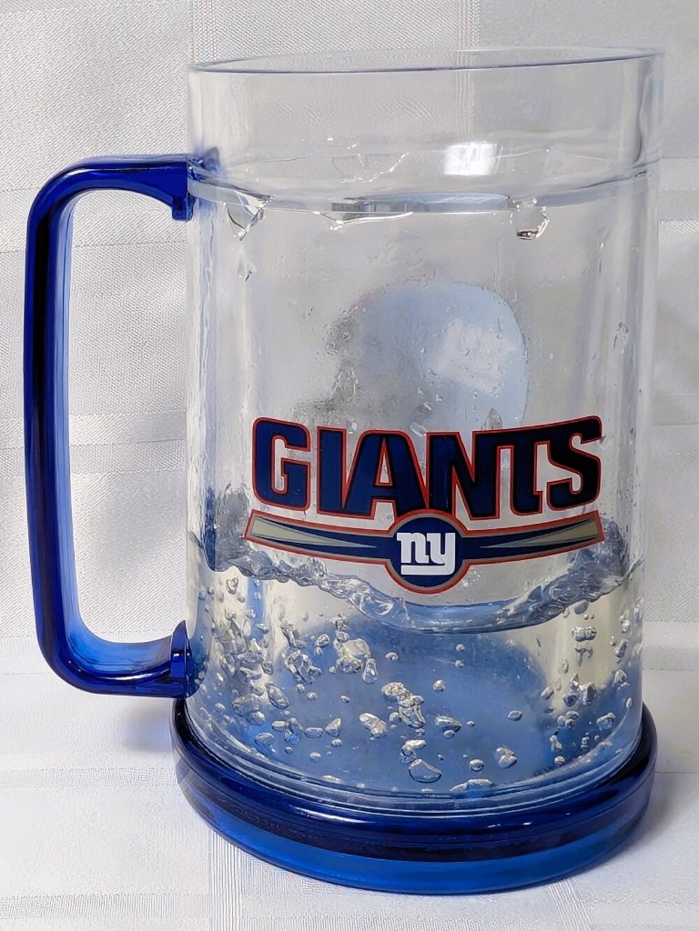 NEW YORK GIANTS FREEZER MUG NFL FOOTBALL TEAM SPORTS FAN CUP NYG MEMORABILIA